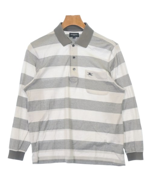 BURBERRY GOLF(バーバリーゴルフ)ポロシャツ グレー サイズ:M/2200680818027
