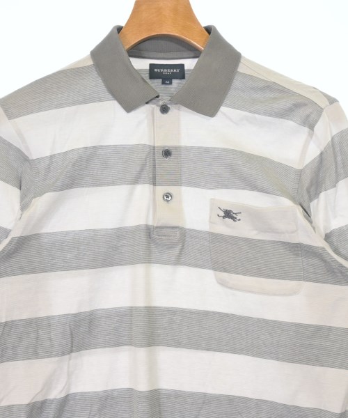 BURBERRY GOLF（バーバリーゴルフ）ポロシャツ グレー サイズ:M メンズ/2200680818027