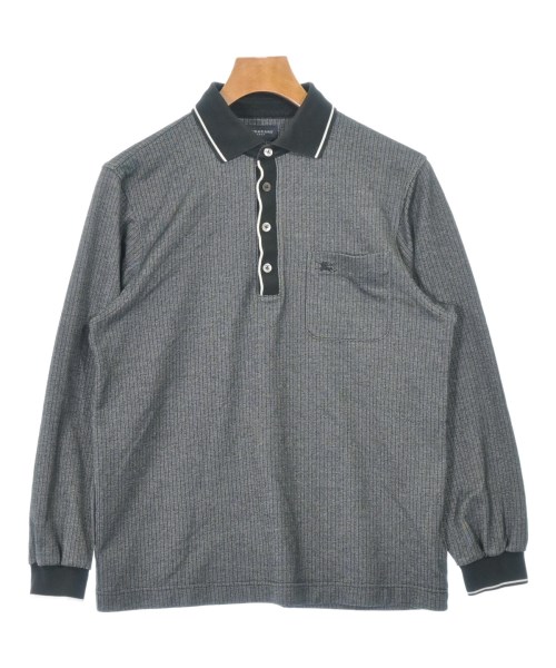 BURBERRY GOLF(バーバリーゴルフ)ポロシャツ 黒 サイズ:M/2200680818065