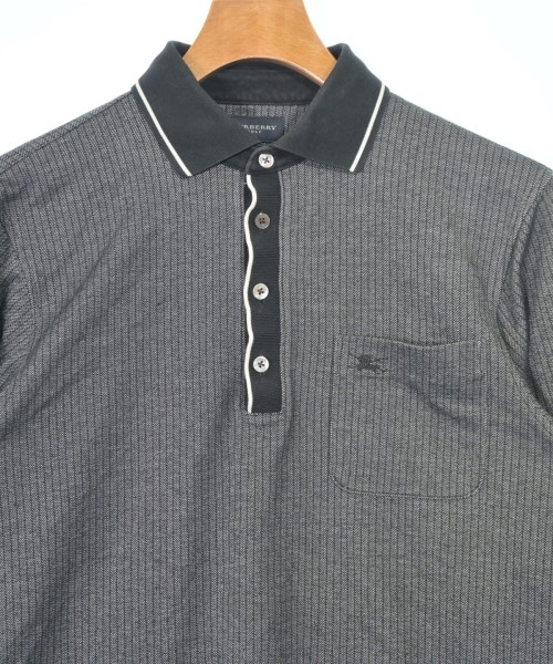 BURBERRY GOLF（バーバリーゴルフ）ポロシャツ 黒 サイズ:M メンズ/2200680818065