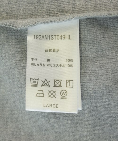 Anti Ballistic（アンティバリスティック）Tシャツ・カットソー グレー サイズ:L メンズ/2200708357101