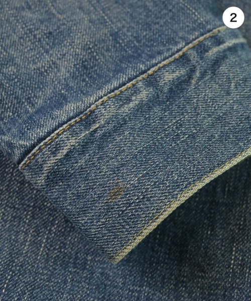 KATO`　AAA（カトートリプルエー）デニムジャケット 青 サイズ:L メンズ/2200639622040