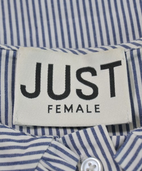 JUST FEMALE（ジャストフィーメイル）ブラウス 青 サイズ:36(S位) レディース/2200643210158