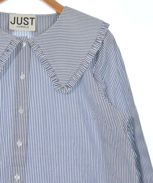 JUST FEMALE（ジャストフィーメイル）ブラウス 青 サイズ:36(S位) レディース/2200643210158