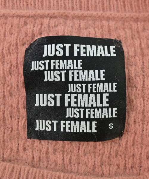 JUST FEMALE（ジャストフィーメイル）ニット・セーター ピンク サイズ:S レディース/2200716162100