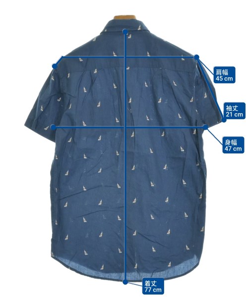 ALTRU（オールトゥルー）カジュアルシャツ 紺 サイズ:M メンズ/2200633836962