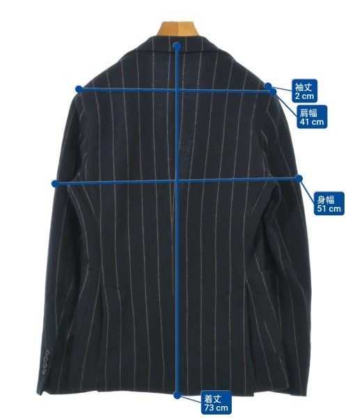 MANUEL RITZ（マニュエルリッツ）テーラードジャケット 紺 サイズ:46(M位) メンズ/2200620029032