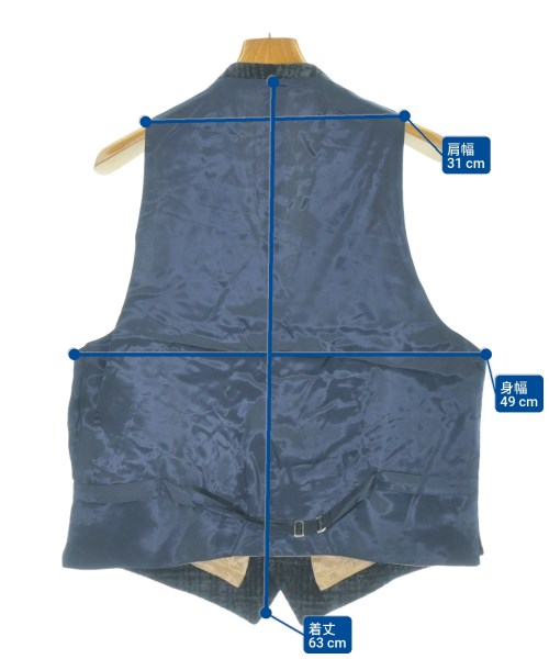 MANUEL RITZ（マニュエルリッツ）カジュアルシャツ 紺 サイズ:52(M位) メンズ/2200646385068