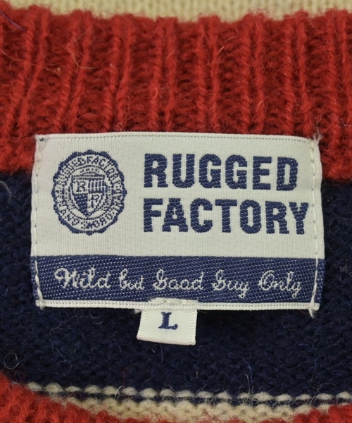 RUGGED FACTORY（ラギッドファクトリー）ニット・セーター 紺 サイズ:L メンズ/2200608647036
