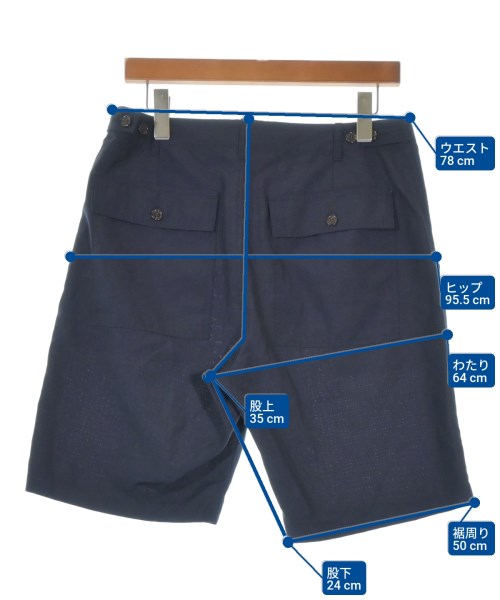 UNIVERSAL WORKS（ユニバーサルワークス）ショートパンツ 紺 サイズ:30(M位) メンズ/2200663334117