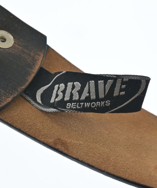 BRAVE（ブレイブ）ベルト 黒 サイズ:- メンズ/2200682735056