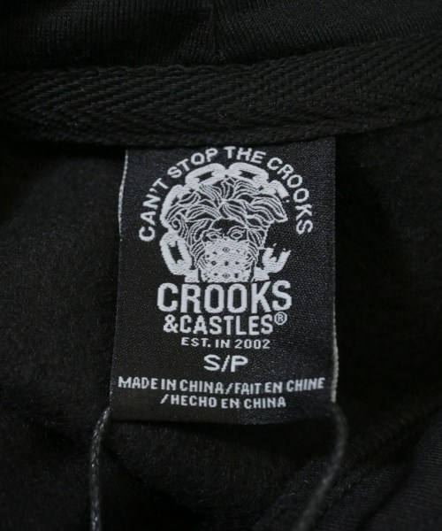 Crooks & Castles（クルックスアンドキャッスルズ）パーカー 黒 サイズ:S メンズ/2200646743158