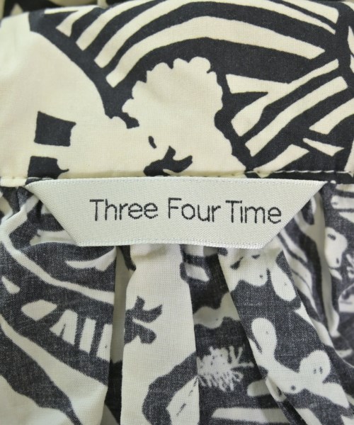 Three Four Time（スリーフォータイム）ブラウス 白 サイズ:F レディース/2200715001288