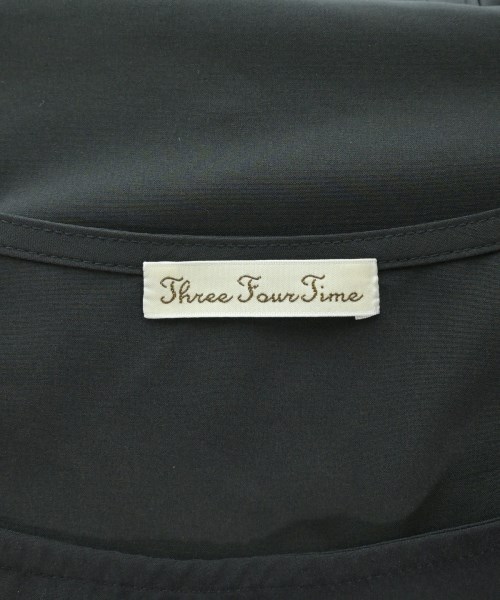Three Four Time（スリーフォータイム）ブラウス 黒 サイズ:F レディース/2200665203039