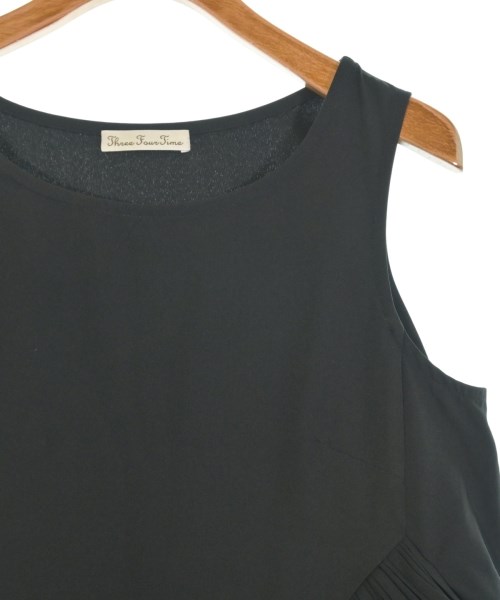 Three Four Time（スリーフォータイム）ブラウス 黒 サイズ:F レディース/2200665203039