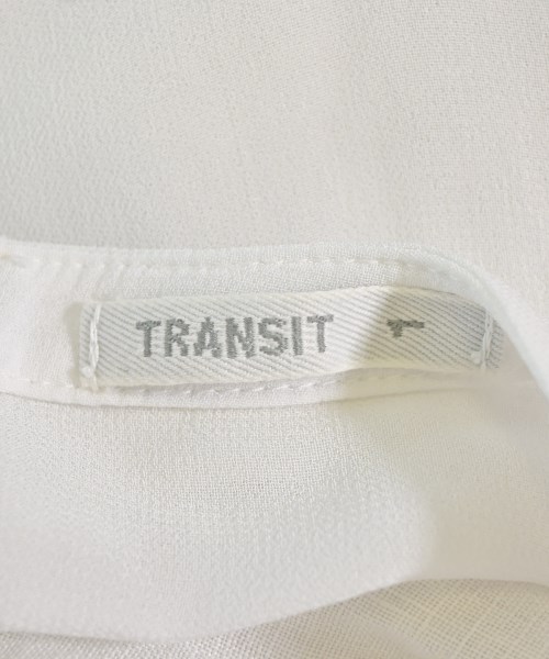 TRANSIT（トランジット）ブラウス 白 サイズ:1(S位) レディース/2200709548027