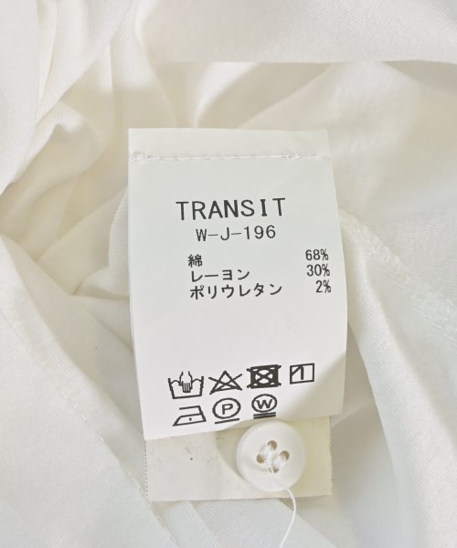 TRANSIT（トランジット）ブラウス 白 サイズ:2(M位) レディース/2200709548034