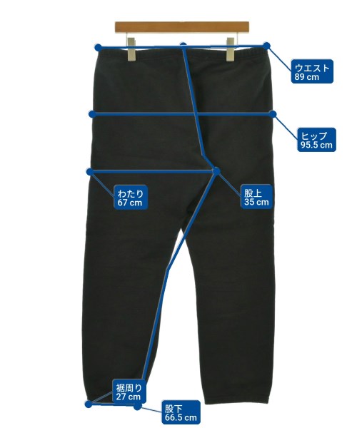 goat（ゴート）スウェットパンツ 黒 サイズ:L メンズ/2200635327048