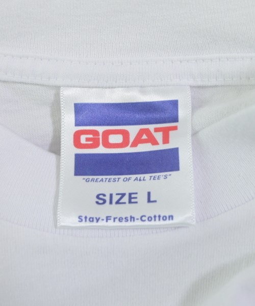 goat（ゴート）Tシャツ・カットソー 白 サイズ:L メンズ/2200541629762