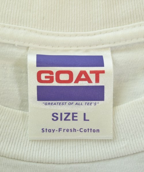 goat（ゴート）Tシャツ・カットソー 白 サイズ:L メンズ/2200678240106