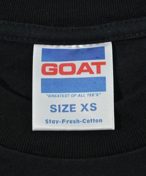 goat（ゴート）Tシャツ・カットソー 黒 サイズ:XS メンズ/2200648266297