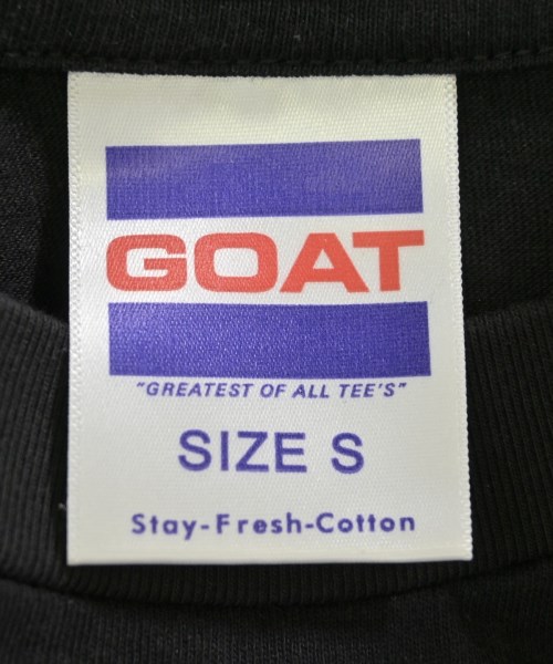goat（ゴート）Tシャツ・カットソー 黒 サイズ:S メンズ/2200699463089