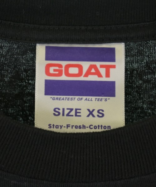 goat（ゴート）Tシャツ・カットソー 黒 サイズ:XS メンズ/2200702552052