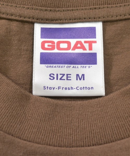 goat（ゴート）Tシャツ・カットソー 茶 サイズ:M メンズ/2200732190088