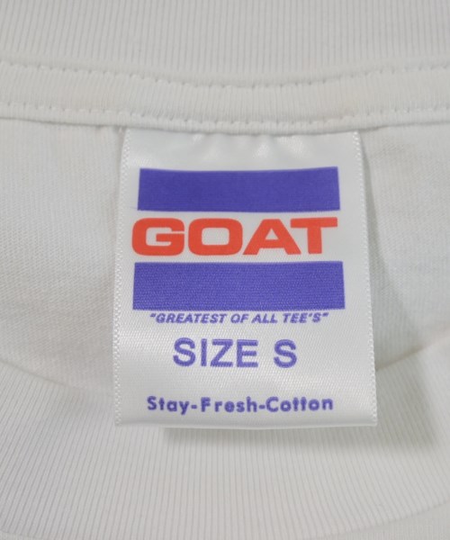 goat（ゴート）Tシャツ・カットソー 白 サイズ:S メンズ/2200725296094