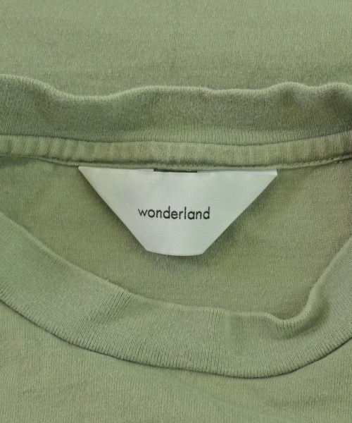 wonderland（ワンダーランド）Tシャツ・カットソー 緑 サイズ:0(XS位) メンズ/2200703540058