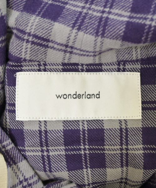 wonderland（ワンダーランド）カジュアルシャツ 紫 サイズ:XL メンズ/2200670717040