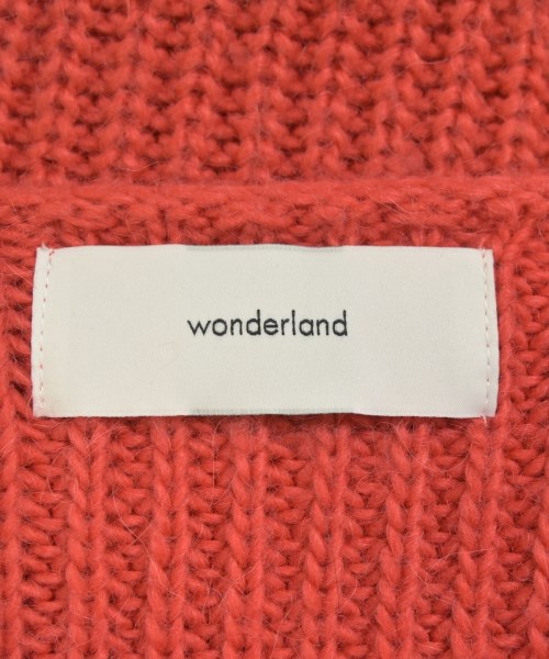 wonderland（ワンダーランド）ニット・セーター 赤 サイズ:1(S位) メンズ/2200672401039