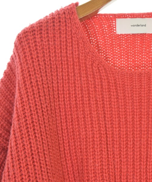 wonderland（ワンダーランド）ニット・セーター 赤 サイズ:1(S位) メンズ/2200672401039