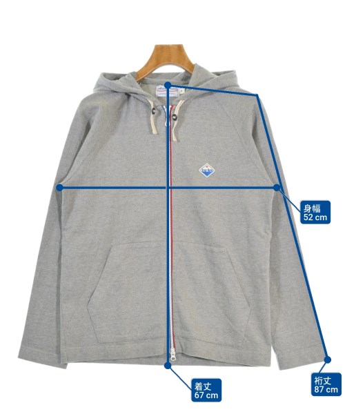 Arvor Maree（アルボーマレー）パーカー グレー サイズ:3(L位) メンズ/2200641441011