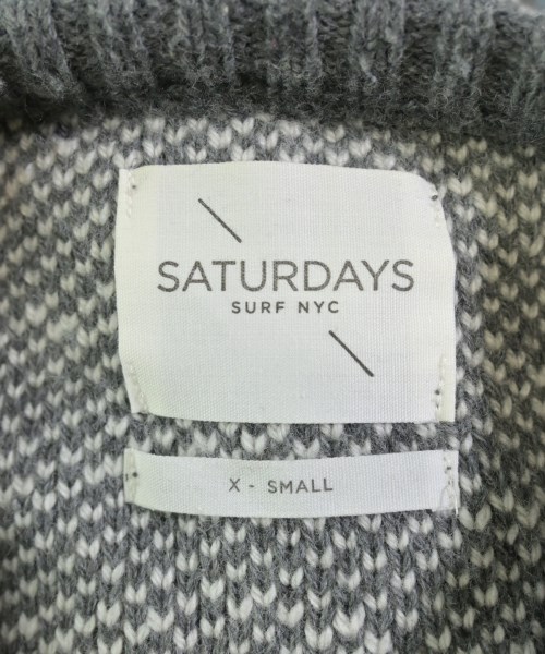 SUTURDAY SURF NYC（サタデーズサーフニューヨーク）ニット・セーター グレー サイズ:XS メンズ/2200616797044