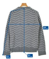 SUTURDAY SURF NYC（サタデーズサーフニューヨーク）ニット・セーター グレー サイズ:XS メンズ/2200616797044