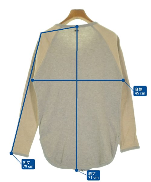 STRENESSE（ストラネス）Tシャツ・カットソー グレー サイズ:36(XS位) レディース/2200640120511