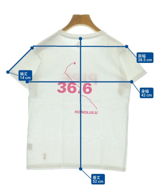 GROWN IN THE SUN（グローンインザサン）Tシャツ・カットソー 白 サイズ:P(XS位) レディース/2200695476175