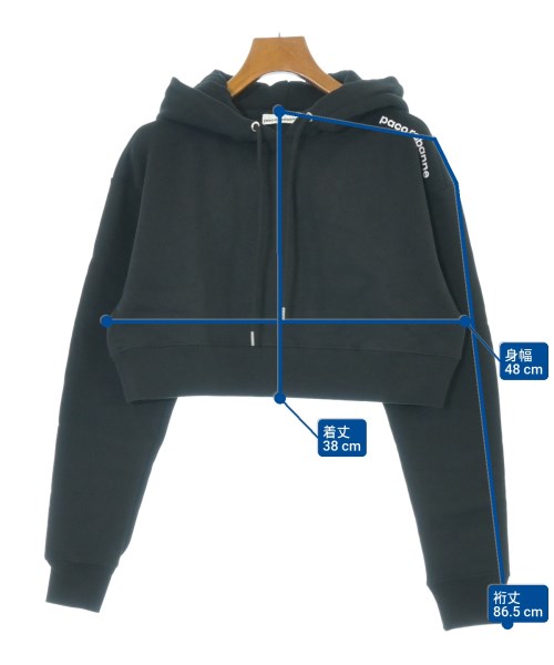 Paco Rabanne（パコラバンヌ）パーカー 黒 サイズ:34(XXS位) レディース/2200677386447