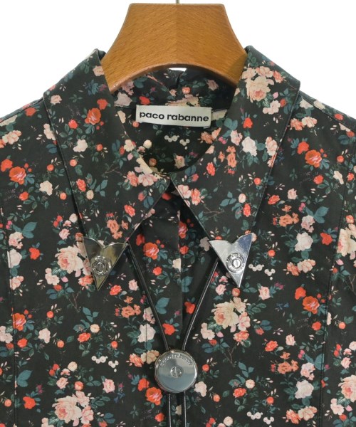 Paco Rabanne（パコラバンヌ）ブラウス 黒 サイズ:36(XS位) レディース/2200667867062
