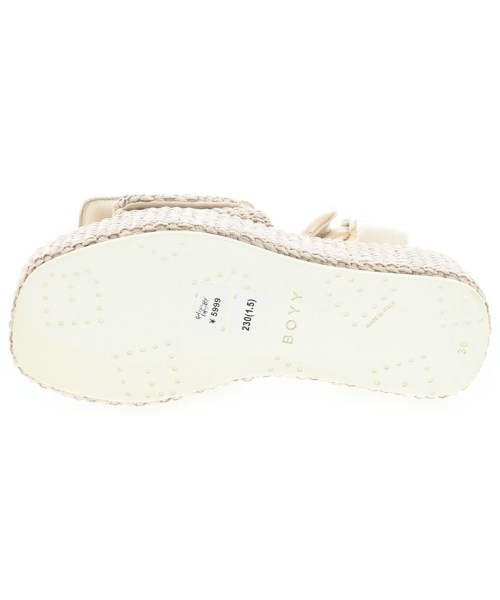 BOYY（ボーイ）サンダル ベージュ サイズ:EU36(22.5cm位) レディース/2200677386577