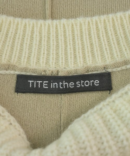 TITE IN THE STORE（ティテインザストア）ニット・セーター ベージュ サイズ:F レディース/2200623659021