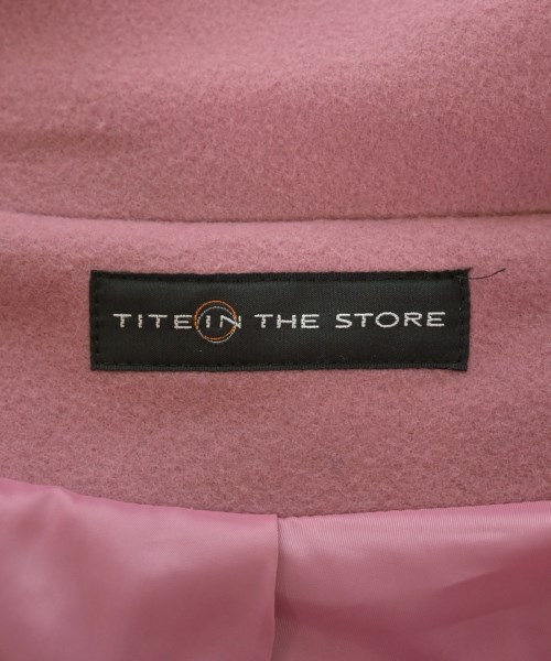 TITE IN THE STORE（ティテインザストア）ステンカラーコート ピンク サイズ:38(M位) レディース/2200616640012