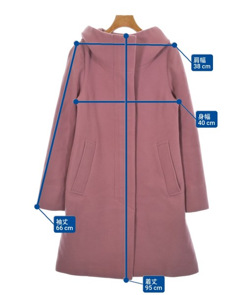 TITE IN THE STORE（ティテインザストア）ステンカラーコート ピンク サイズ:38(M位) レディース/2200616640012