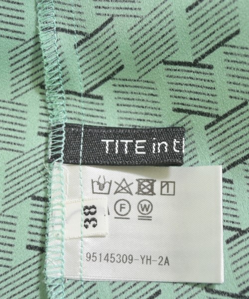 TITE IN THE STORE（ティテインザストア）ワンピース 緑 サイズ:38(M位) レディース/2200645192131