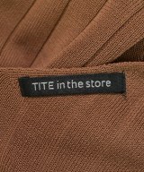 TITE IN THE STORE（ティテインザストア）ベスト/ノースリーブ 茶 サイズ:F レディース/2200665896026