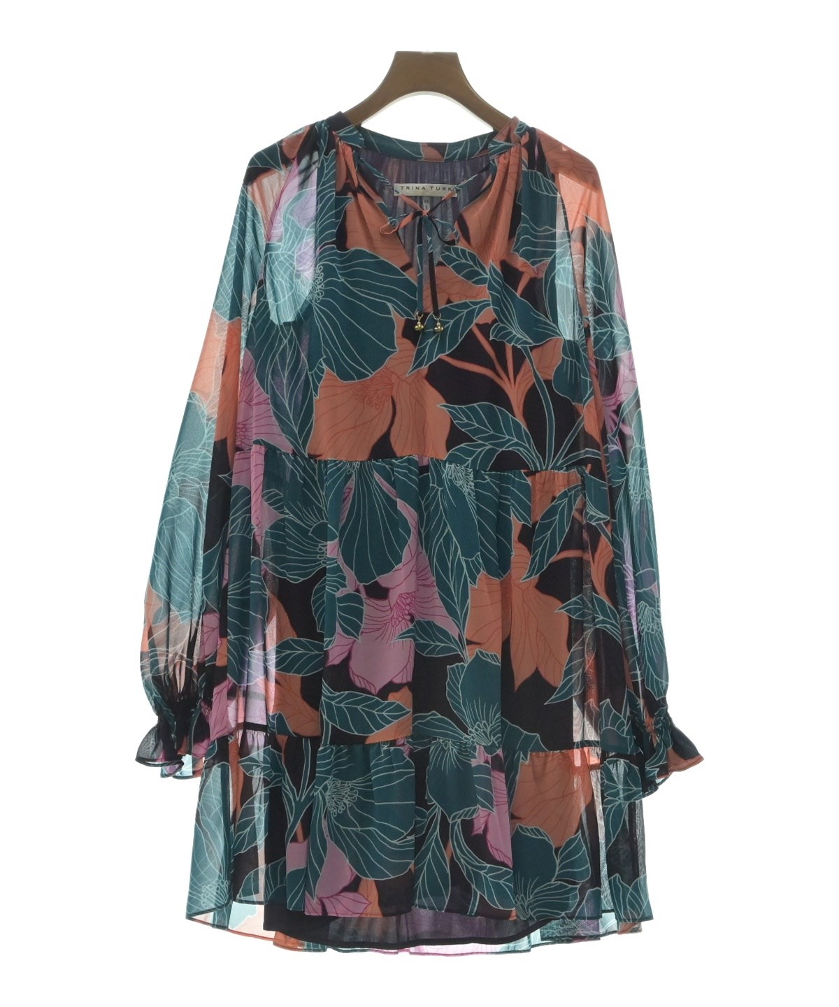 TRINA TURK トリーナターク ワンピース レディース 【古着】【中古】 TRINA TURK（トリーナターク）ワンピース 青 サイズ:XS レディース