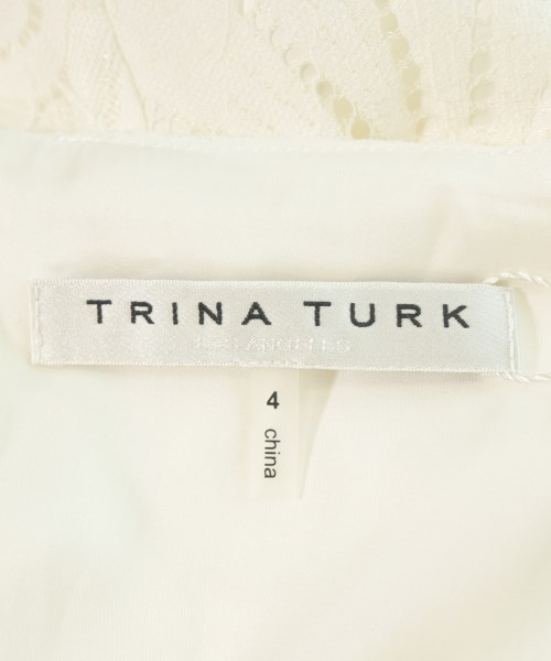 TRINA TURK（トリーナターク）ワンピース 白 サイズ:4(XL位) レディース/2200640145132