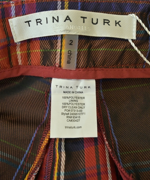 TRINA TURK（トリーナターク）スラックス 茶 サイズ:2(M位) レディース/2200610945236