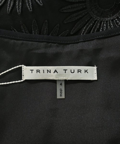TRINA TURK（トリーナターク）ワンピース 黒 サイズ:4(XL位) レディース/2200702417146